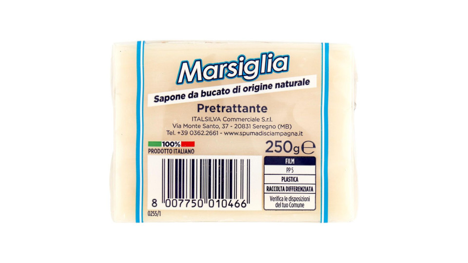 Spuma di Sciampagna Bucato Marsiglia Sapone da bucato di origine naturale 250 g