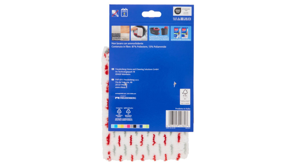 Vileda Revolution Extra 2in1 Ricambio 1 pz