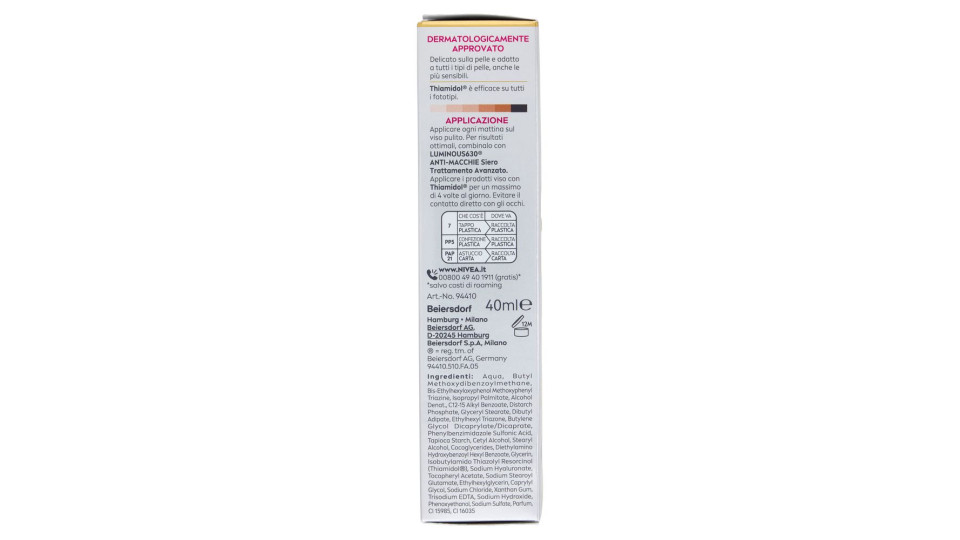 Nivea Luminous630 Anti-Macchie Fluido UV Quotidiano SPF 50 40 ml