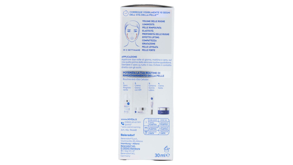 Nivea Cellular Epigenetics Siero Ringiovanente con Epicelline 30 ml