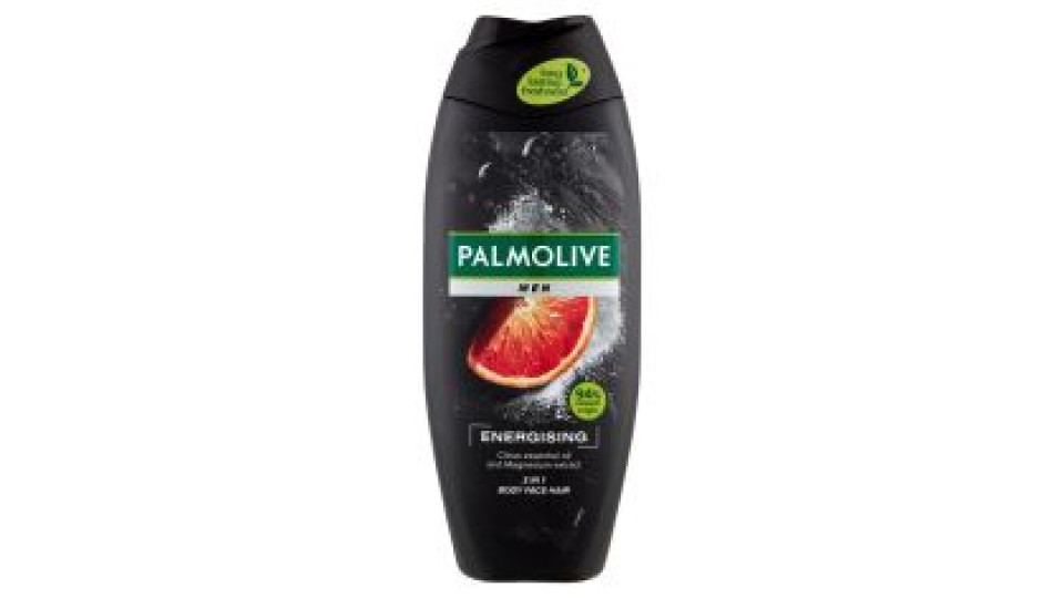 Palmolive bagnoschiuma Men Energising 3 in 1 con oli essenziali 500 ml