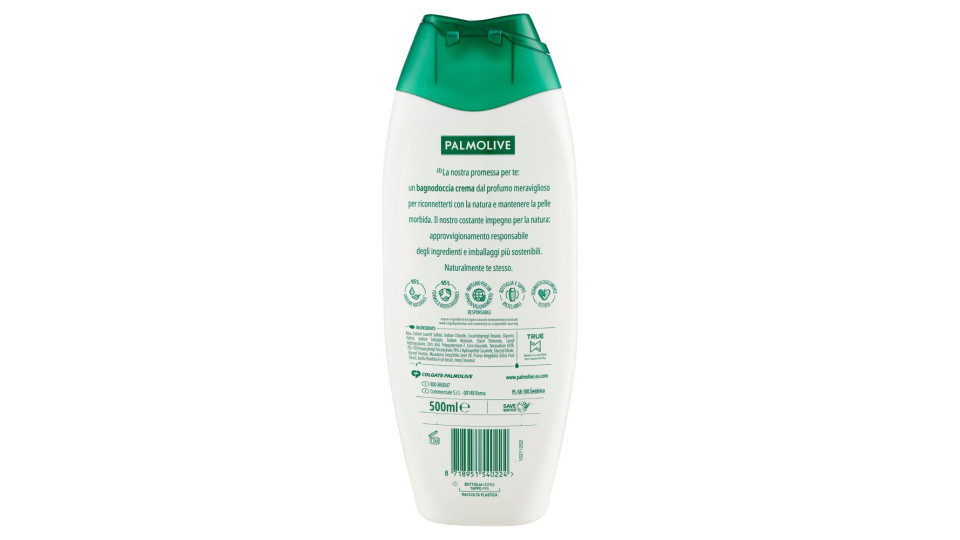 Palmolive bagnoschiuma Naturals Macadamia e Cacao idratante 500ml