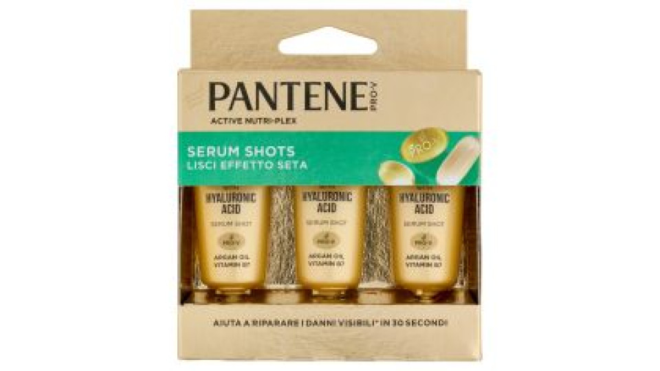 Pantene Pro-V Lisci Effetto Seta Serum Shots Active Nutri-Plex 3 x 15 ml
