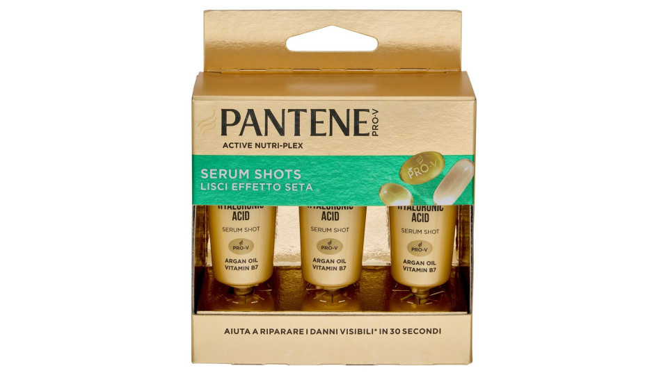 Pantene Pro-V Lisci Effetto Seta Serum Shots Active Nutri-Plex 3 x 15 ml
