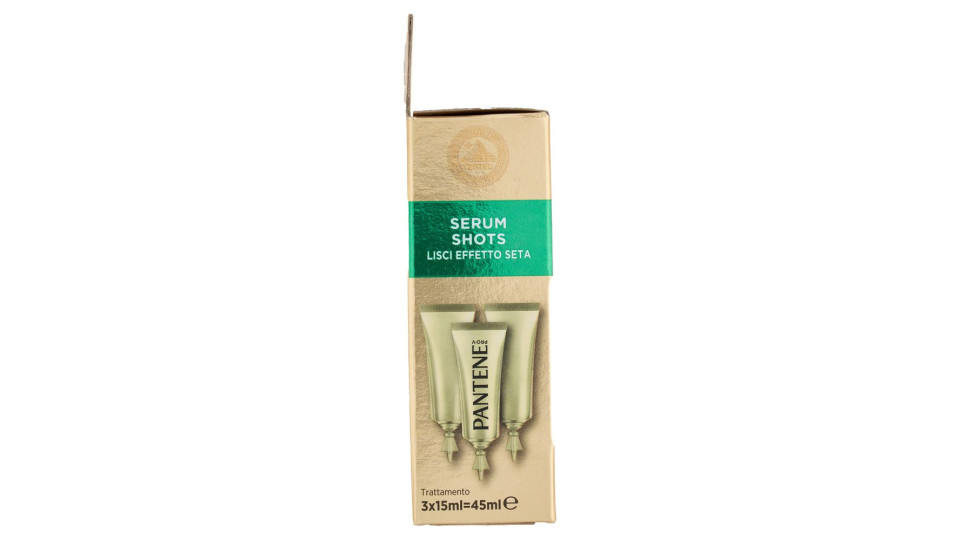 Pantene Pro-V Lisci Effetto Seta Serum Shots Active Nutri-Plex 3 x 15 ml