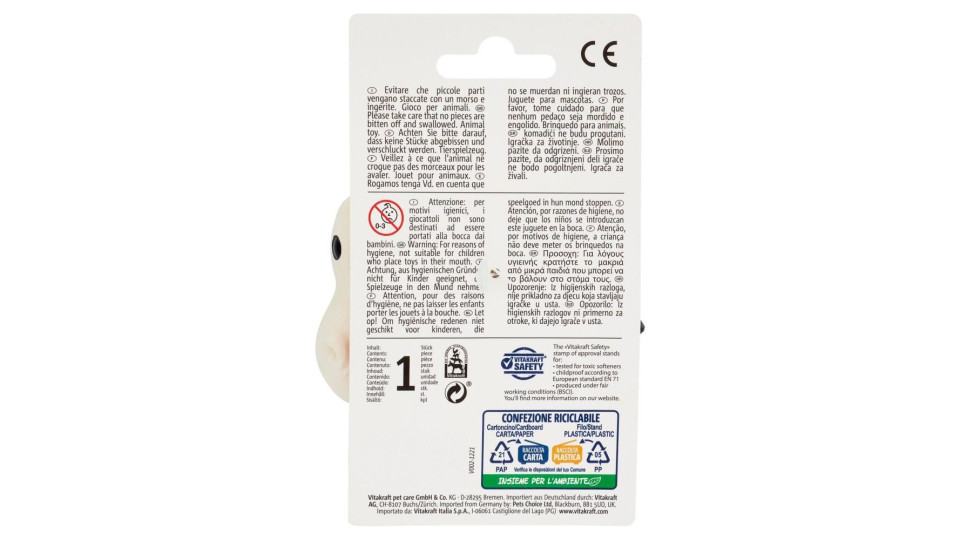 Vitakraft Sound Squeak Mucca 1 pz