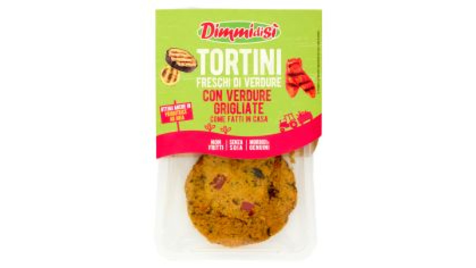 Dimmidisì Tortini Freschi Di Verdure Con Verdure Grigliate 2 X 80 G