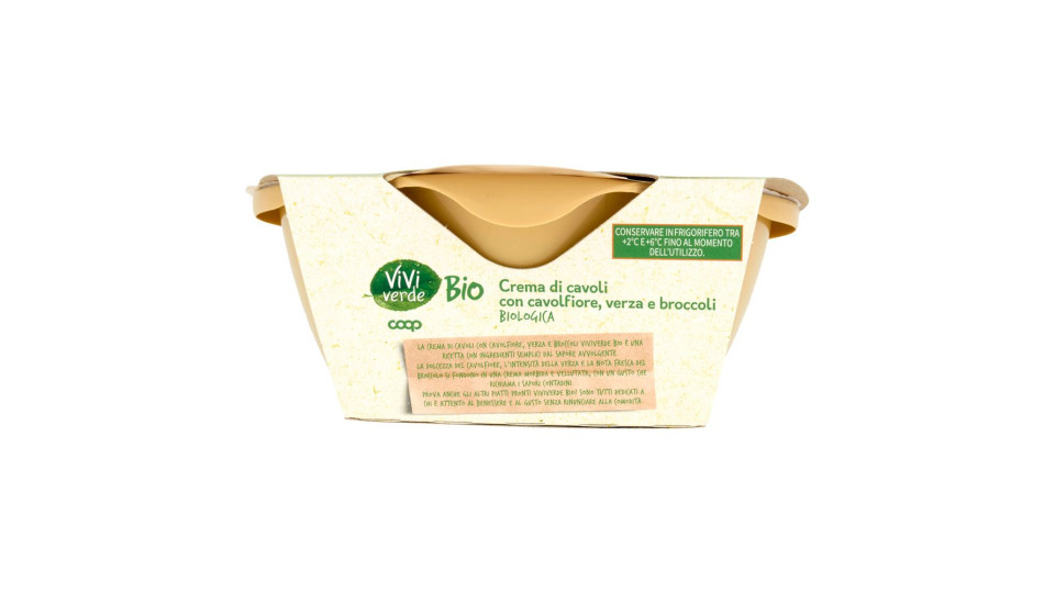 Crema Di Cavoli Con Cavolfiore, Verza E Broccoli Biologica 400 G