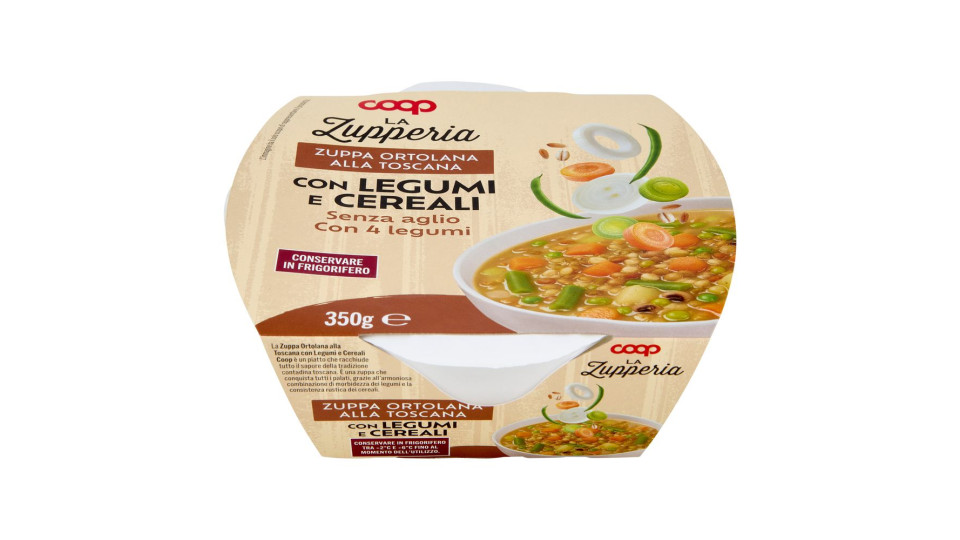 Zuppa Ortolana Alla Toscana Con Legumi E Cereali 350 G