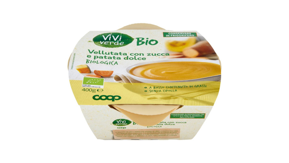 Vellutata Con Zucca E Patata Dolce Biologica 400 G