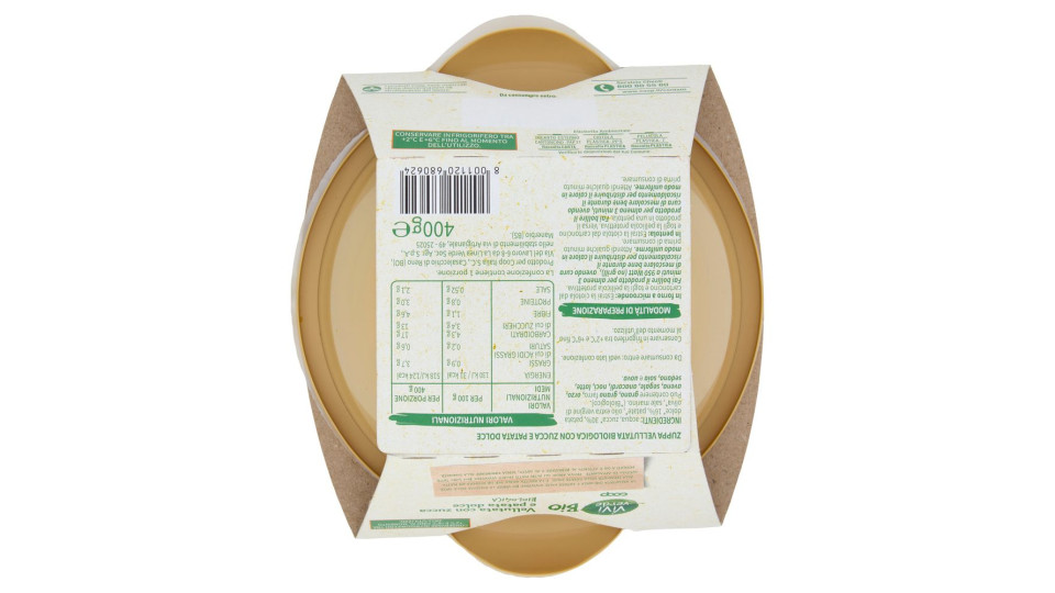 Vellutata Con Zucca E Patata Dolce Biologica 400 G