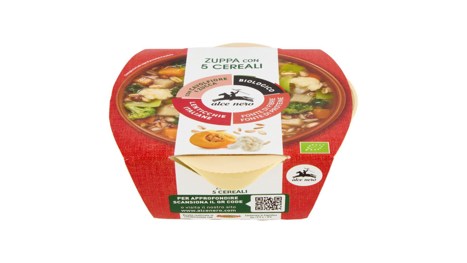 Alce Nero Zuppa Con 5 Cereali 350 G