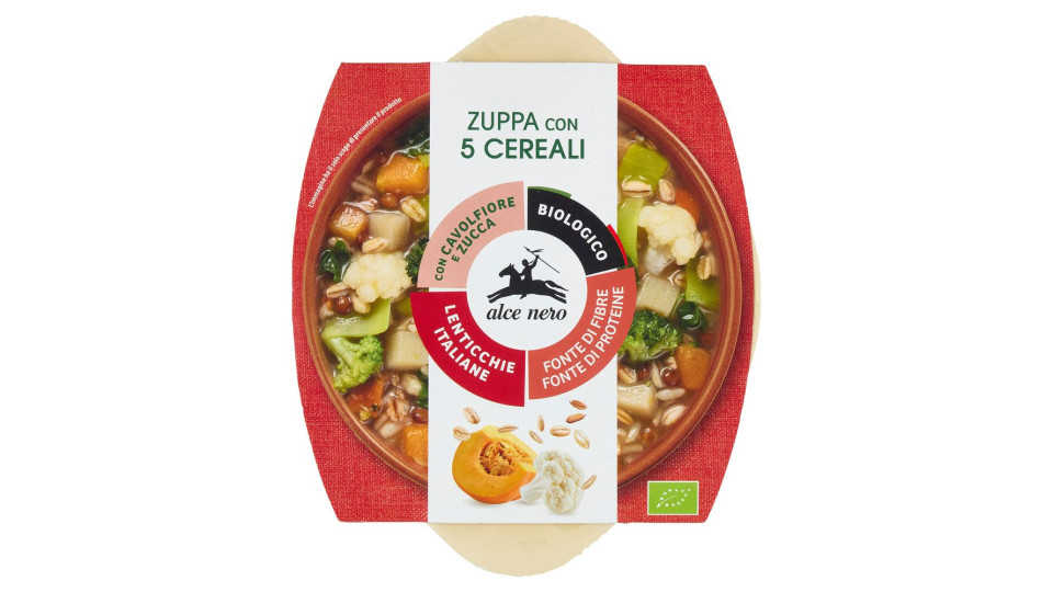 Alce Nero Zuppa Con 5 Cereali 350 G