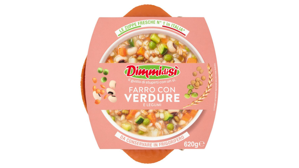 Dimmidisì Farro Con Verdure E Legumi 620 G