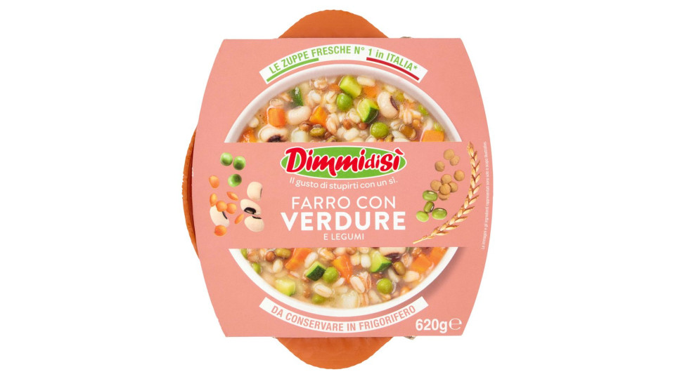 Dimmidisì Farro Con Verdure E Legumi 620 G