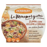 Zerbinati Le Monoporzioni Zuppa Con Legumi E Cereali 310 G