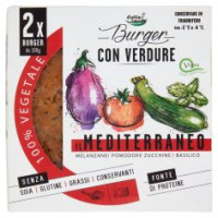 Cottin Tavola 100% Vegetale Burger Con Verdure Il Mediterraneo 2 X 100 G