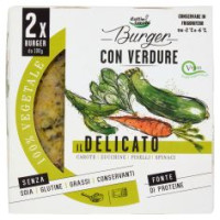 Cottin Tavola 100% Vegetale Burger Con Verdure Il Delicato 2 X 100 G