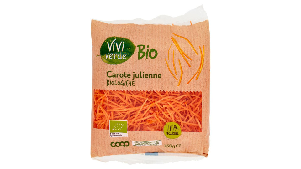 Carote Julienne Biologiche 150 G