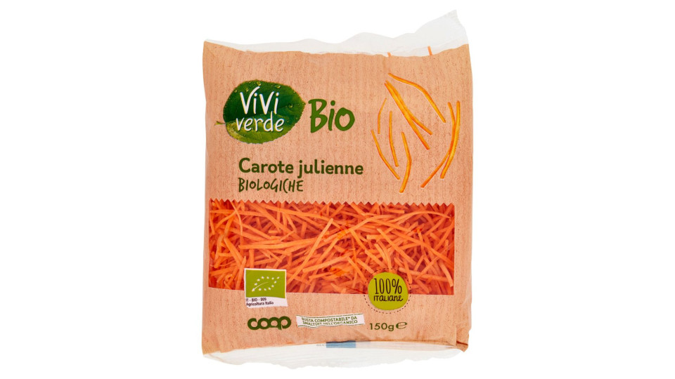 Carote Julienne Biologiche 150 G