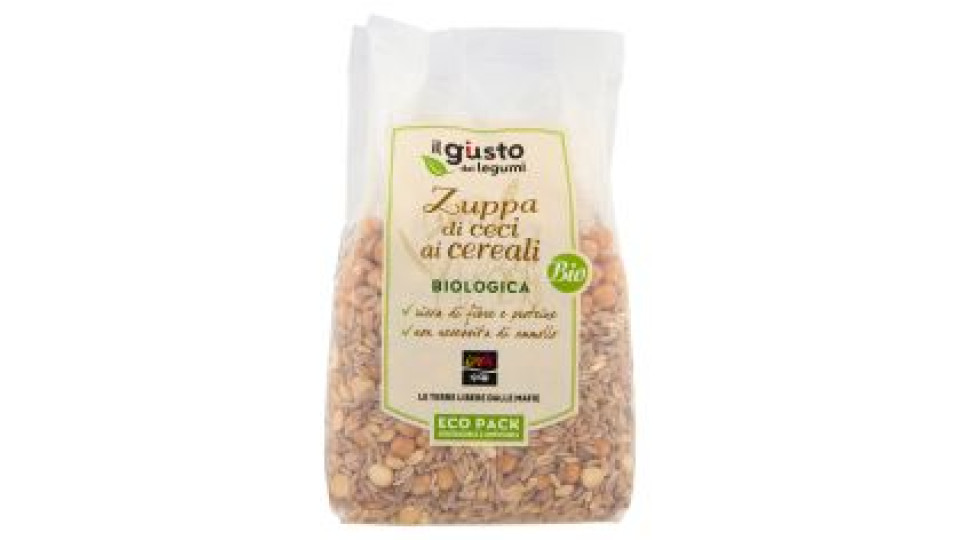 Libera Terra Il Giusto Gusto Dei Legumi Zuppa Di Ceci Ai Cereali Biologica 400 G
