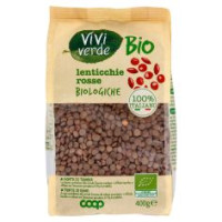 Lenticchie Rosse Biologiche 400 G