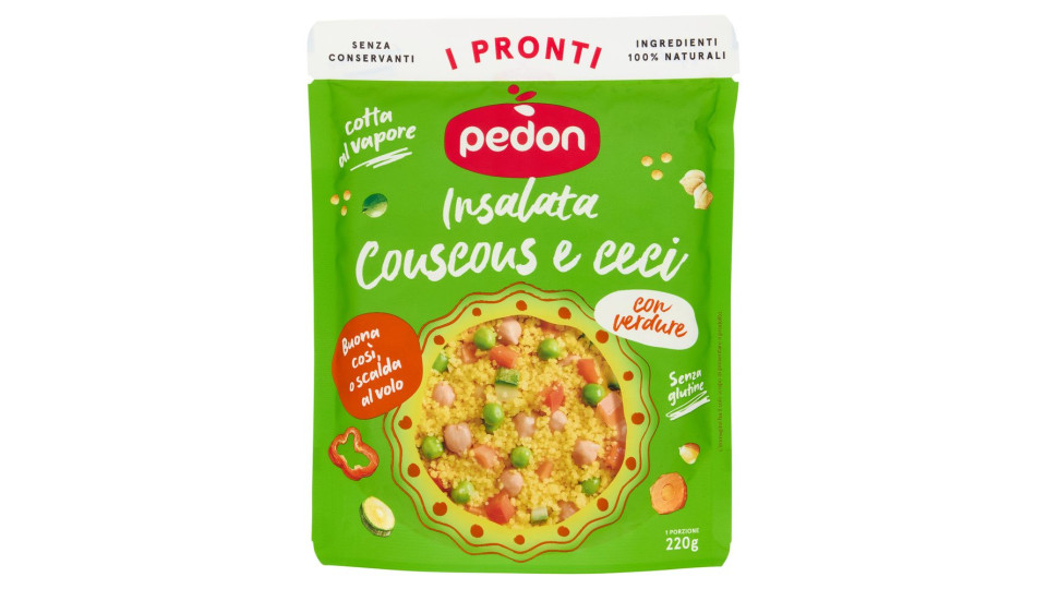 Pedon I Pronti Insalata Cous Cous E Ceci Con Verdure 220 G