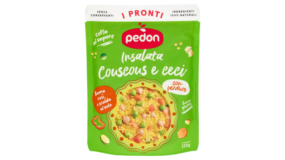 Pedon I Pronti Insalata Cous Cous E Ceci Con Verdure 220 G