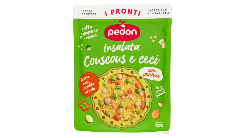 Pedon I Pronti Insalata Cous Cous E Ceci Con Verdure 220 G