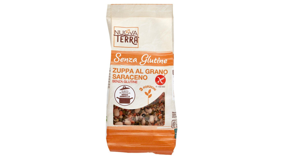 Nuova Terra Senza Glutine Zuppa Al Grano Saraceno Senza Glutine 200 G
