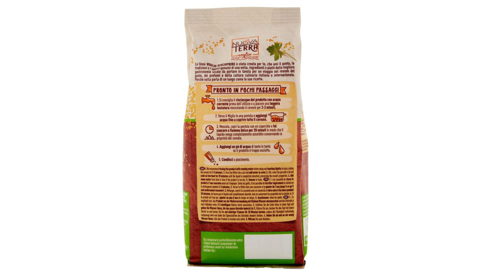 Nuova Terra Voglio Riscoprire Miglio Bio 300 G