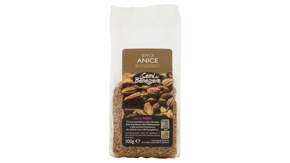 I Semi Del Benessere Semi Di Anice Biologici 100 G