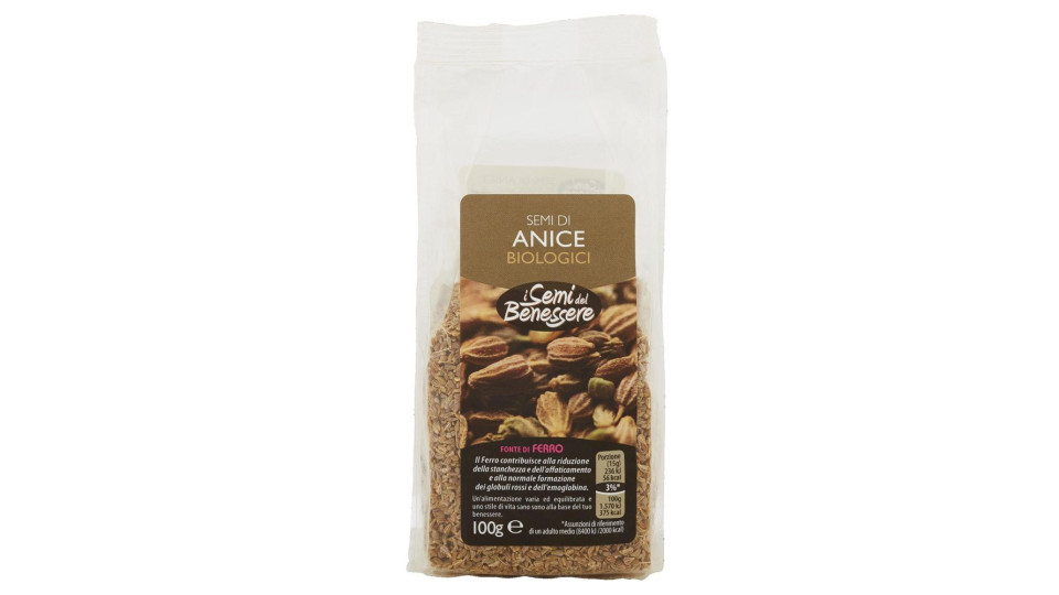 I Semi Del Benessere Semi Di Anice Biologici 100 G