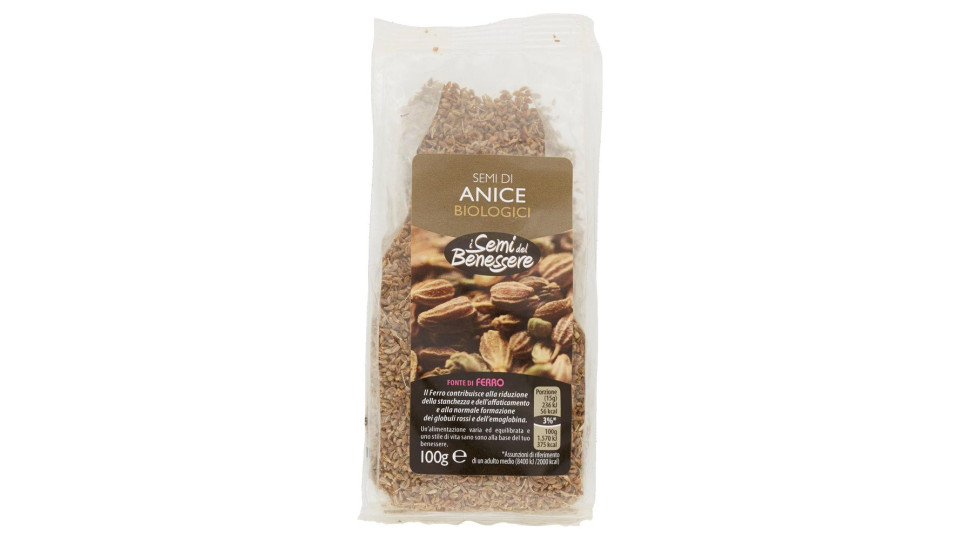 I Semi Del Benessere Semi Di Anice Biologici 100 G