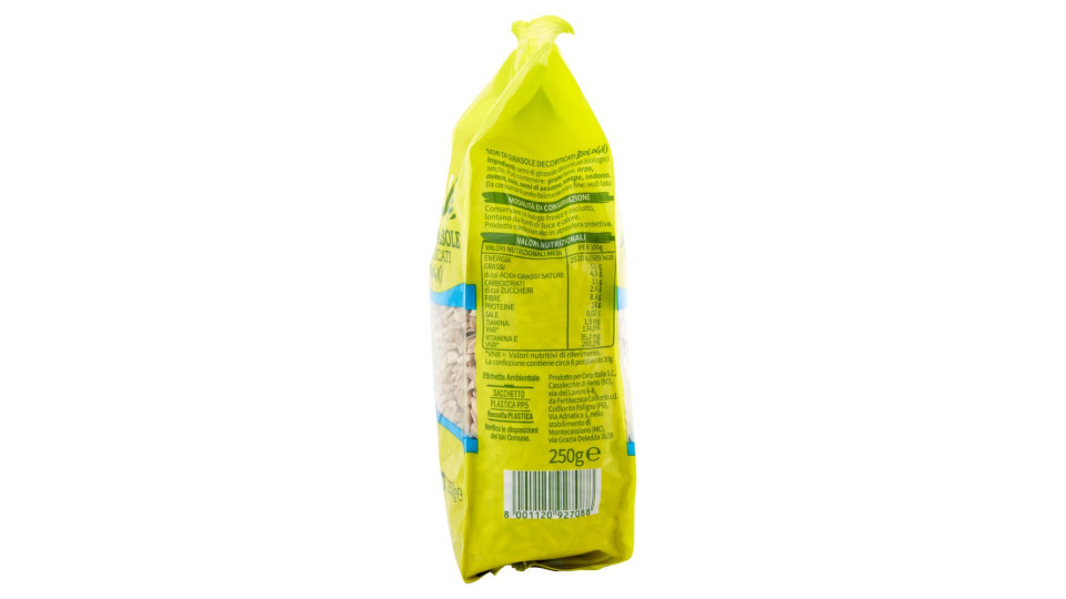 Semi Di Girasole Decorticati Biologici 250 G