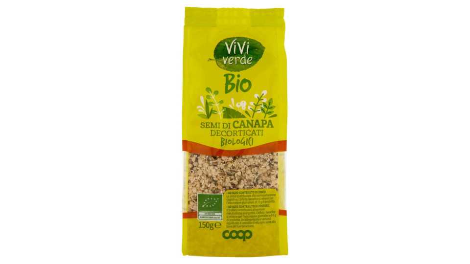 Semi Di Canapa Decorticati Biologici 150 G
