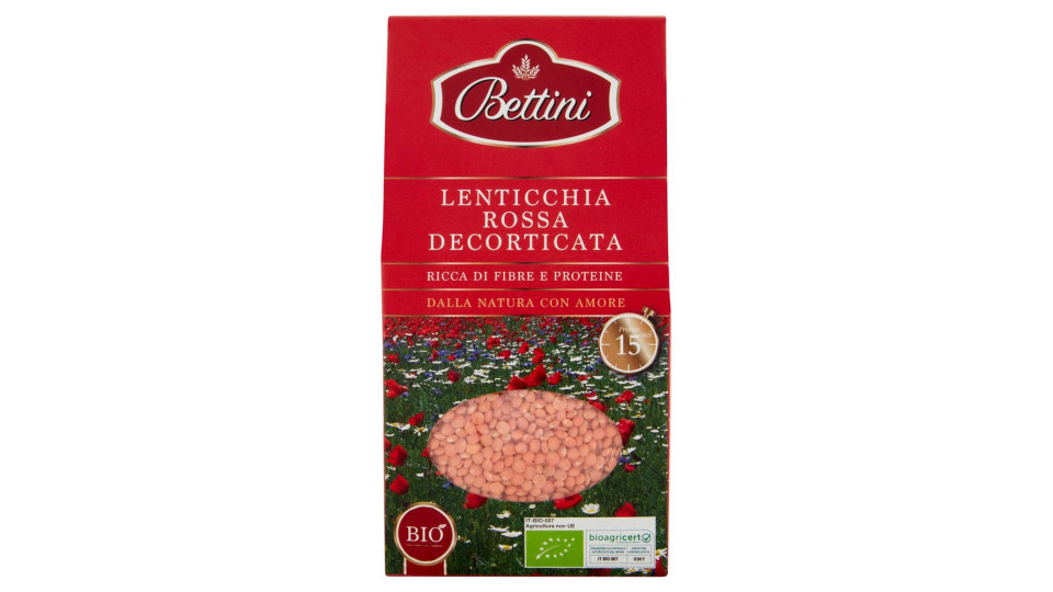 Bettini Bio Lenticchia Rossa Decorticata 250 G