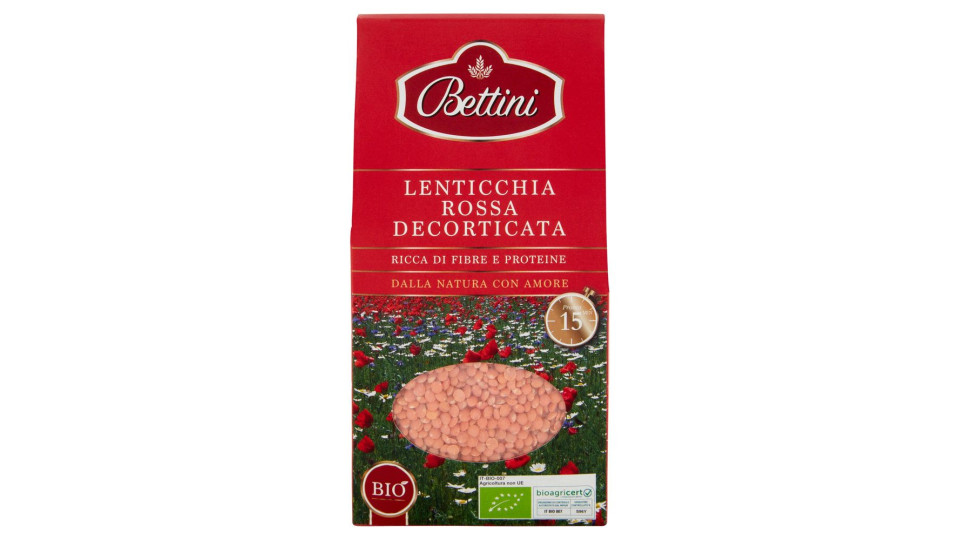 Bettini Bio Lenticchia Rossa Decorticata 250 G
