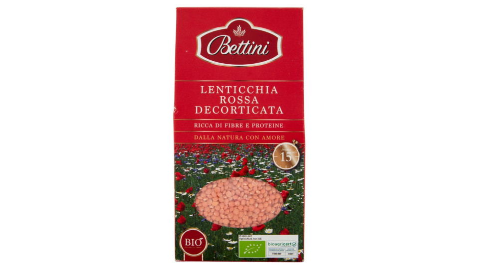 Bettini Bio Lenticchia Rossa Decorticata 250 G
