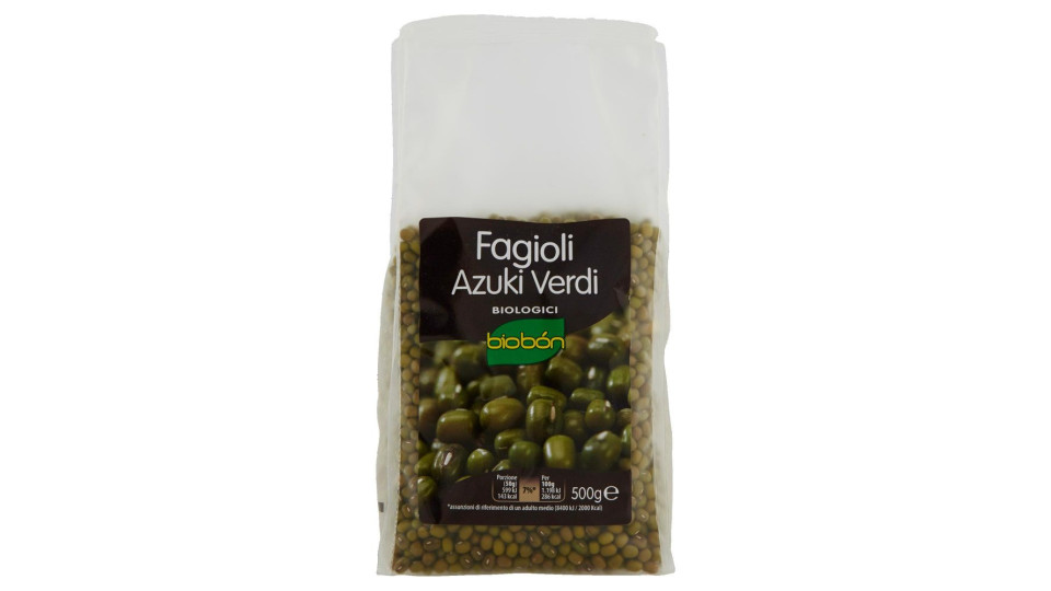 Biobón Fagioli Azuki Verdi Biologici 500 G