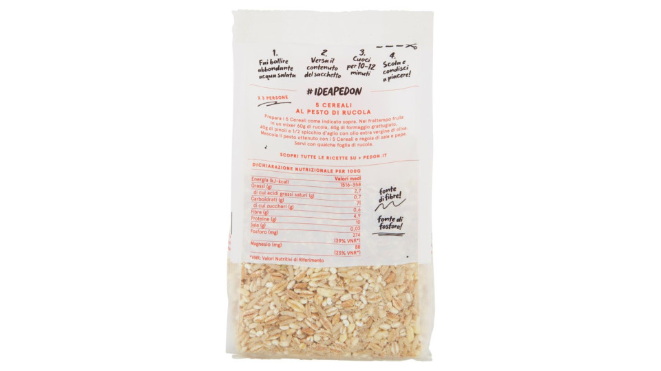 Pedon I Salvaminuti 5 Cereali 250 G