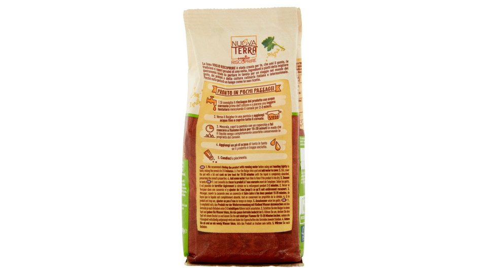 Nuova Terra Voglio Riscoprire Bulghur Bio 300 G