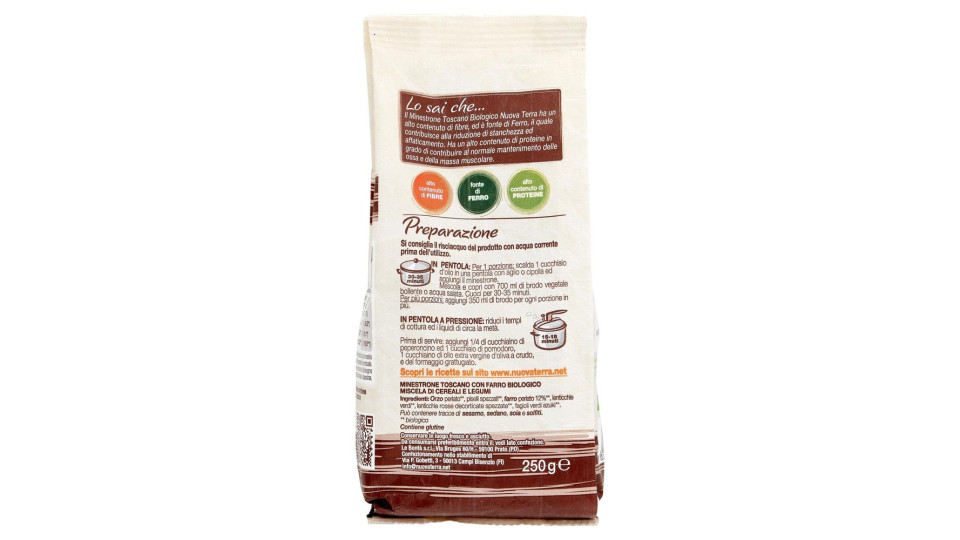 Nuova Terra La Tradizione Minestrone Toscano Bio 250 G