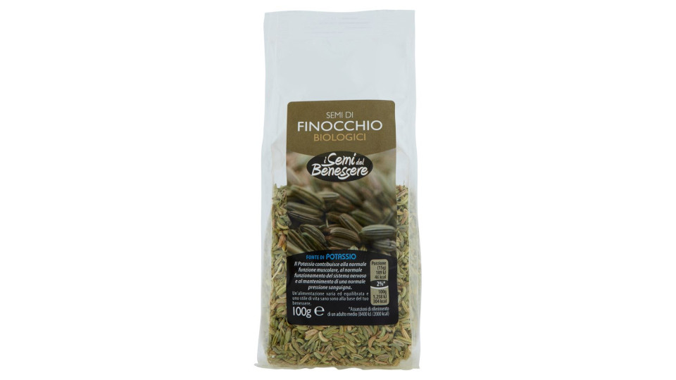 I Semi Del Benessere Semi Di Finocchio Biologici 100 G