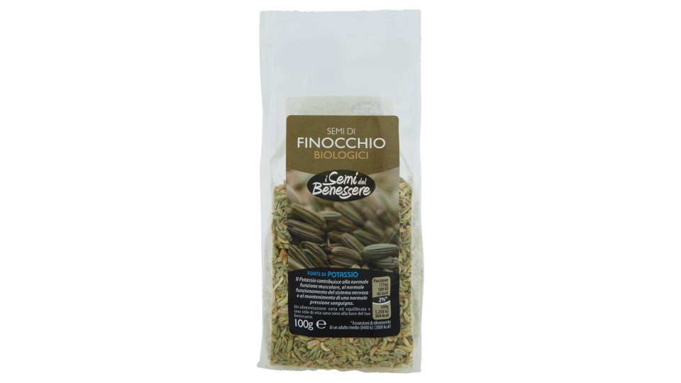 I Semi Del Benessere Semi Di Finocchio Biologici 100 G