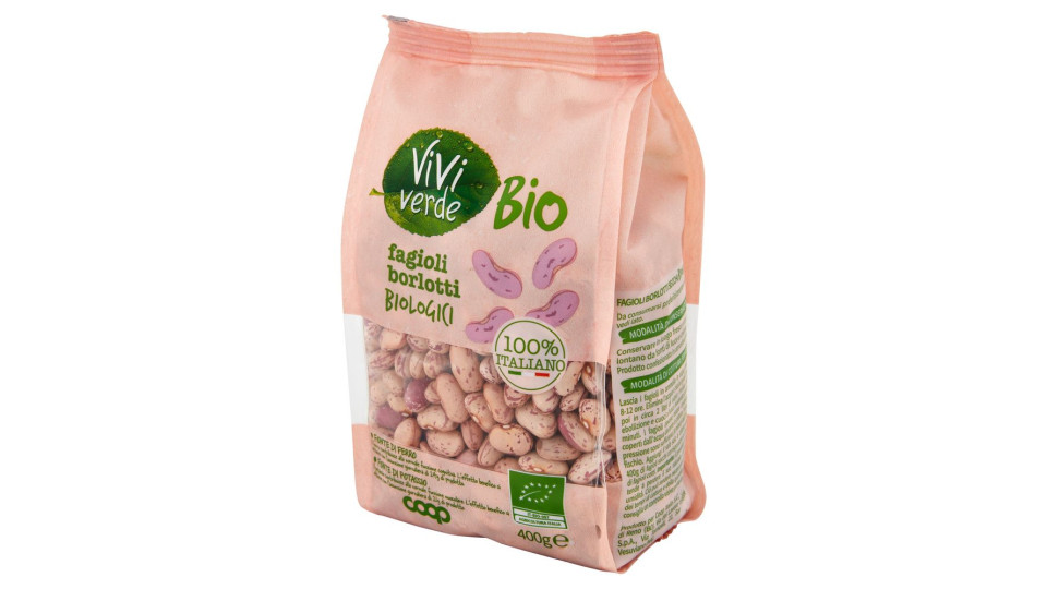 Fagioli Borlotti Biologici  Secchi 400 G