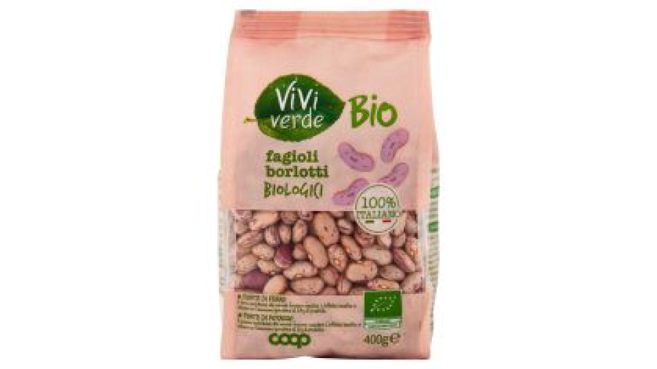 Fagioli Borlotti Biologici  Secchi 400 G