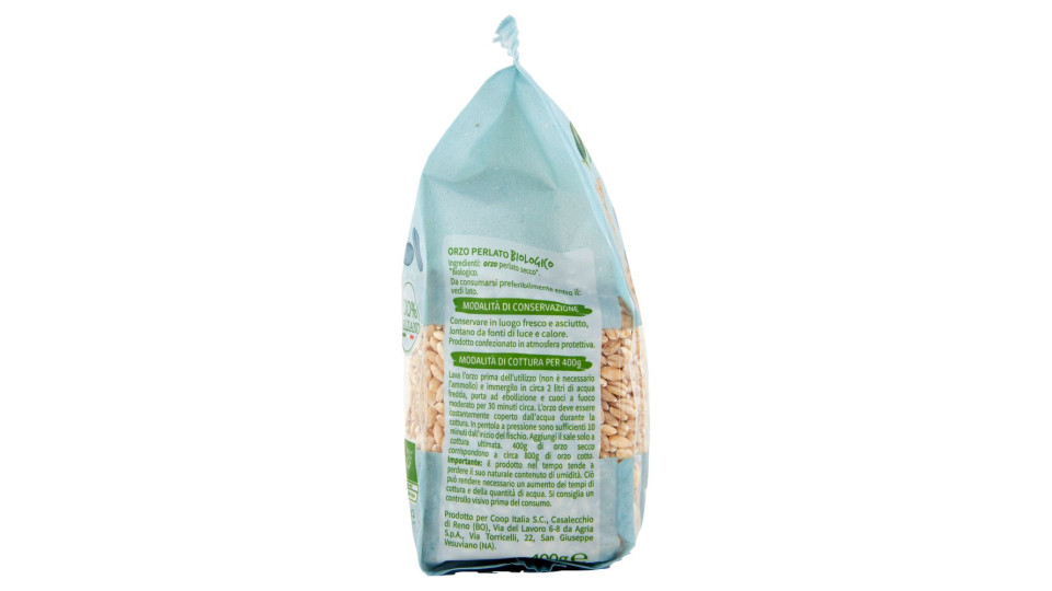 Orzo Perlato Biologico 400 G
