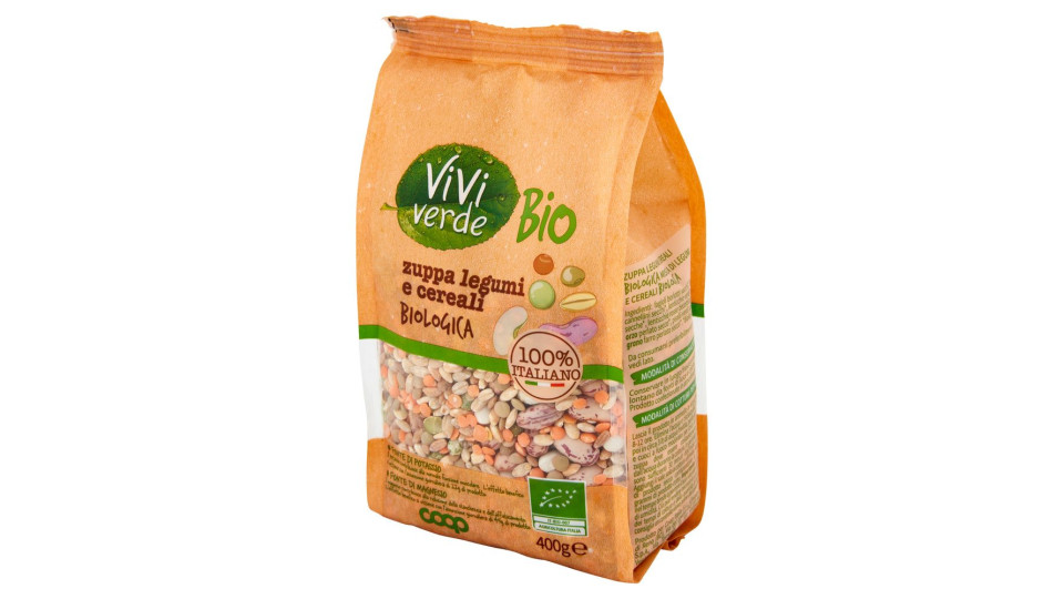 Zuppa Legumi E Cereali Biologica 400 G