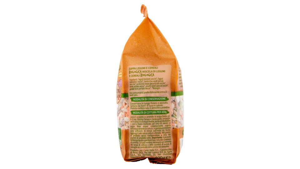 Zuppa Legumi E Cereali Biologica 400 G